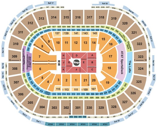 TD Garden Nate Bargatze Seating Chart